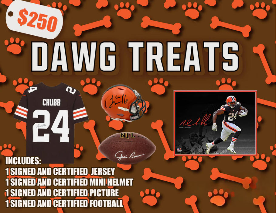 CLEVELAND BROWNS DAWG TREATS MYSTERY BOX