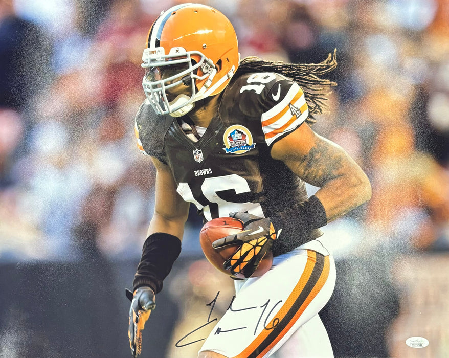 Josh Cribbs Cleveland Browns Autographed 16x20 Photo with JSA COA
