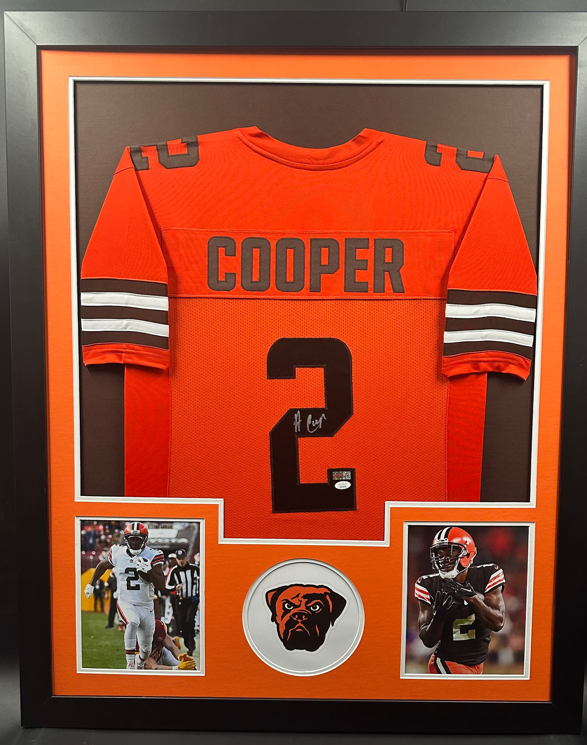 Amari Cooper shops Signed Cleveland Browns Football Jersey with COA