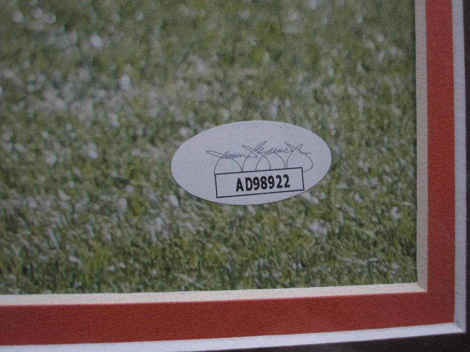 Cleveland Browns Nick Chubb Hand Signed Autographed 16x20 Photo Framed with Matting Includes JSA COA