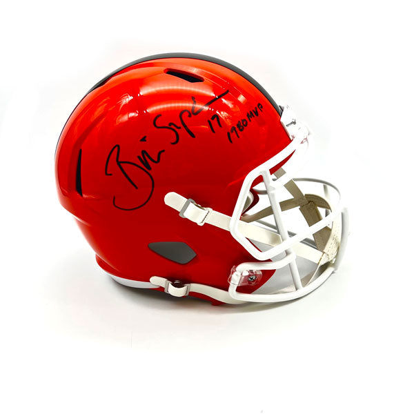 Brian Sipe Autographed Full Size Replica TB Speed Helmet with 1980 NFL MVP