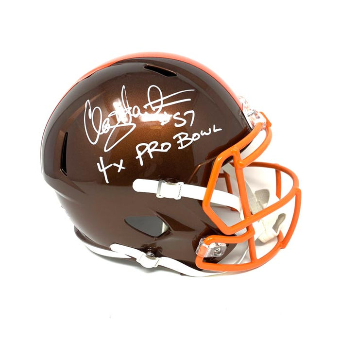 Clay Matthews Jr. Signed Cleveland Browns FLASH Full Size Helmet with 4X Pro Bowls