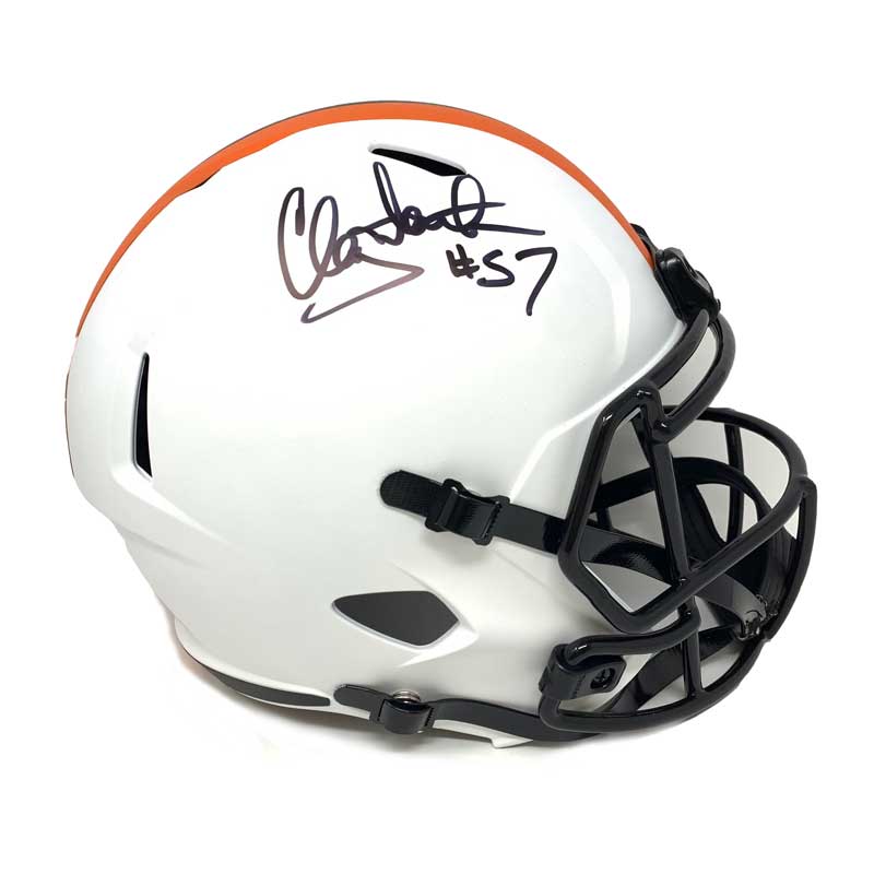 Clay Matthews Jr. Signed Cleveland Browns Lunar Eclipse Full Size Helm