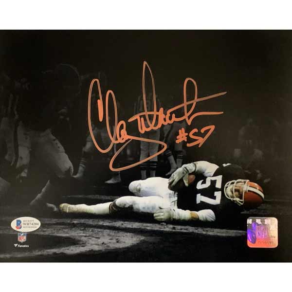 Clay Matthews Jr. Cleveland Browns Signed Spotlight 16x20 Photo with Beckett Witnessed COA