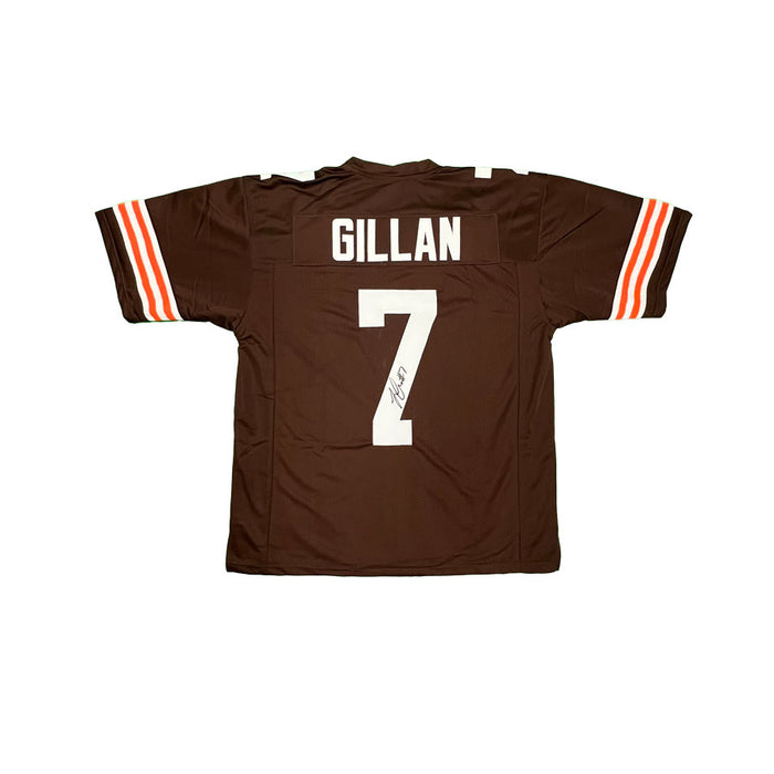 Cleveland Browns Jamie Gillan (The Scottish Hammer) Signed Custom Home Brown Football Jersey with Beckett COA