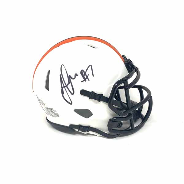 Jamie Gillan Signed Cleveland Browns Lunar Eclipse Mini Helmet