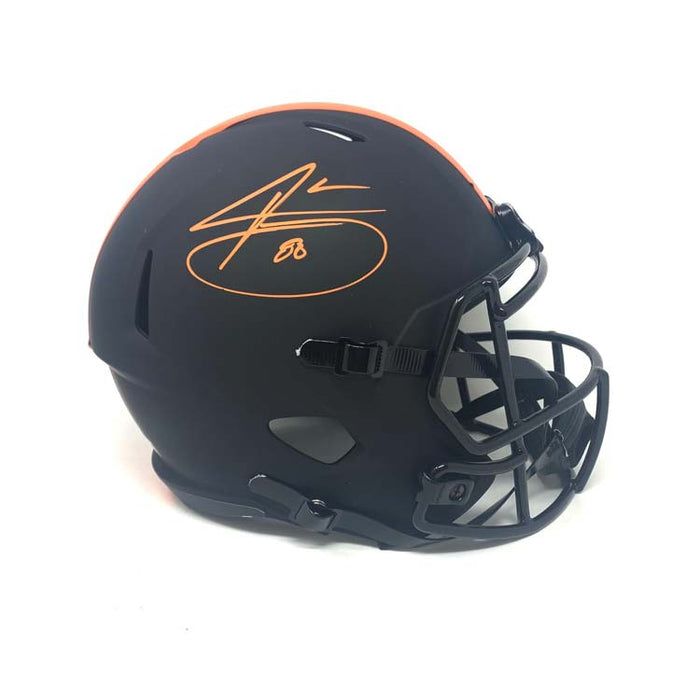 Jarvis Landry Signed Cleveland Browns Eclipse Full Size Replica Helmet (Orange Ink)