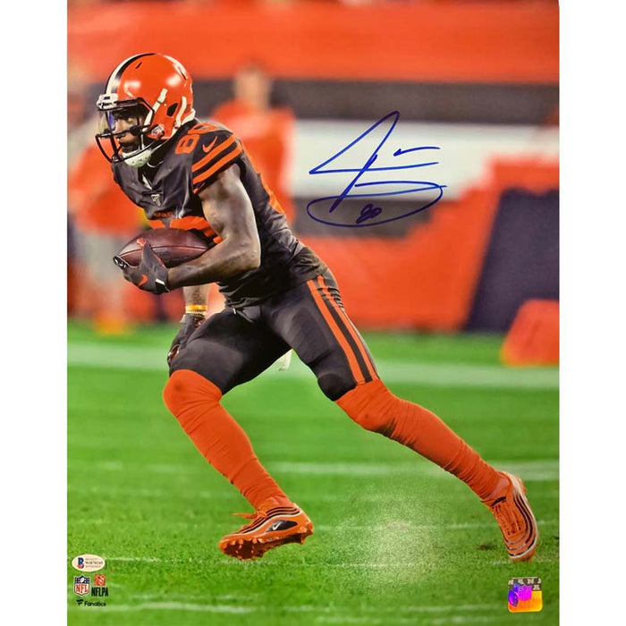 Jarvis Landry Cleveland Browns Signed 16x20 Photo with Beckett Witnessed COA
