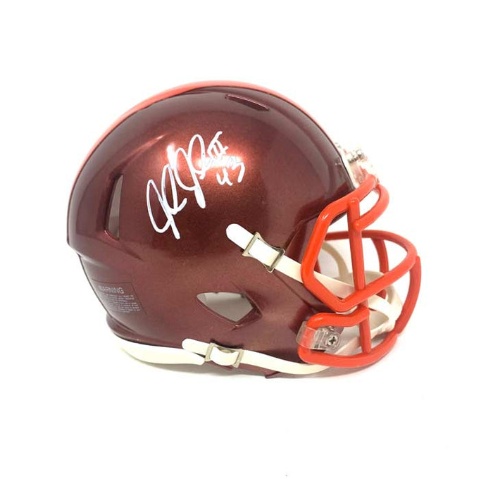 John Johnson Signed Cleveland Browns FLASH Mini Helmet