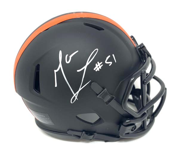 Mack Wilson Signed Cleveland Browns Eclipse Mini Helmet
