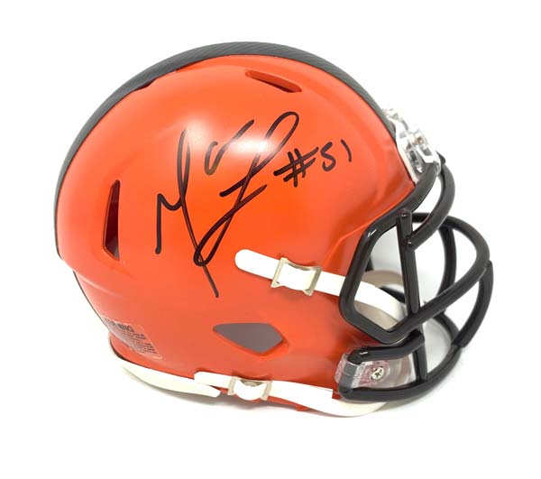 Mack Wilson Signed Cleveland Browns Speed Mini Helmet