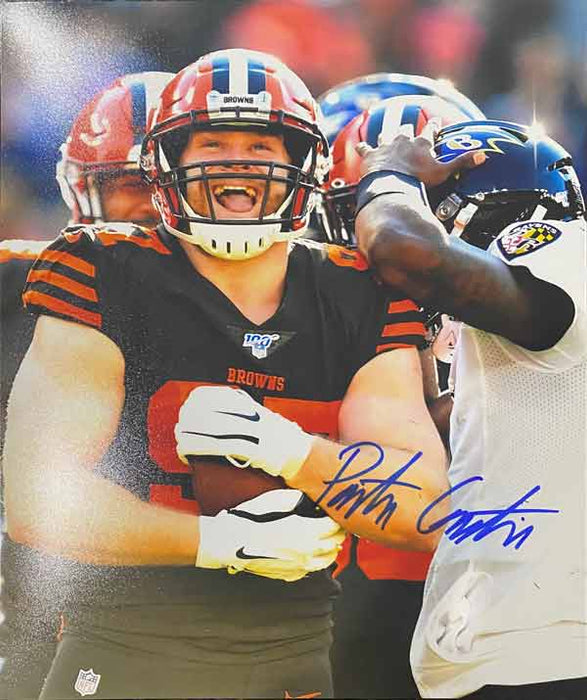 Porter Gustin Cleveland Browns Signed 8x10 Photo with Beckett COA