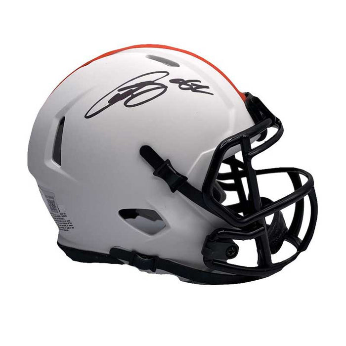 Rashard Higgins Signed Cleveland Browns Lunar Eclipse Mini Helmet