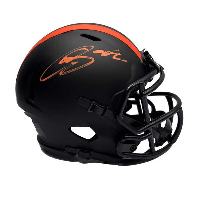 Rashard Higgins Signed Cleveland Browns Eclipse Mini Helmet