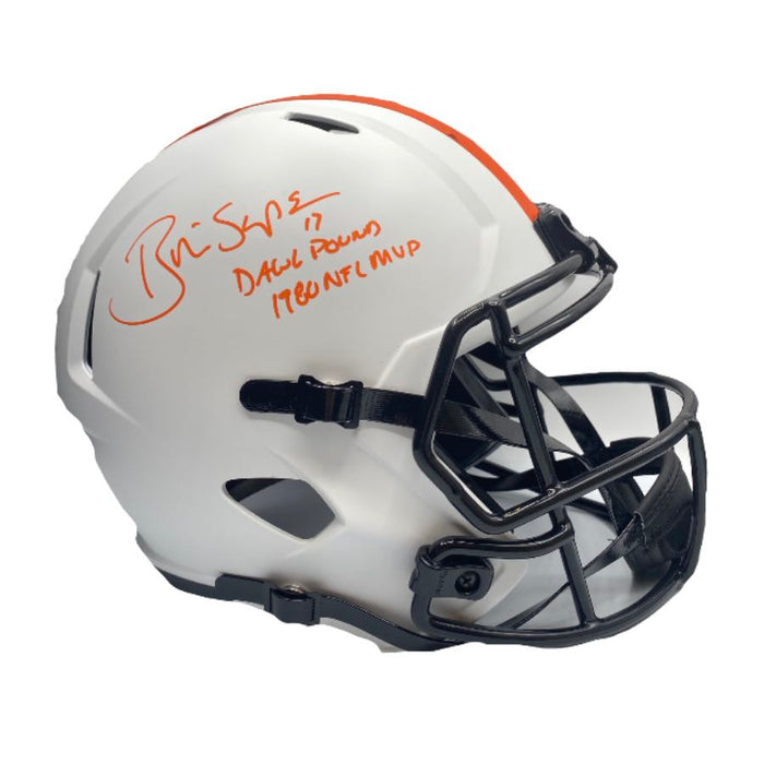Brian Sipe Autographed Full Size Replica Lunar Eclipse Helmet Inscribed "Dawg Pound and 1980 NFL MVP"